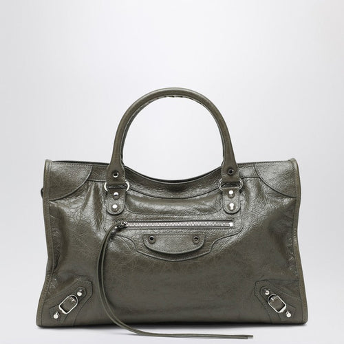Balenciaga Le City Medium Bag Army Green Women