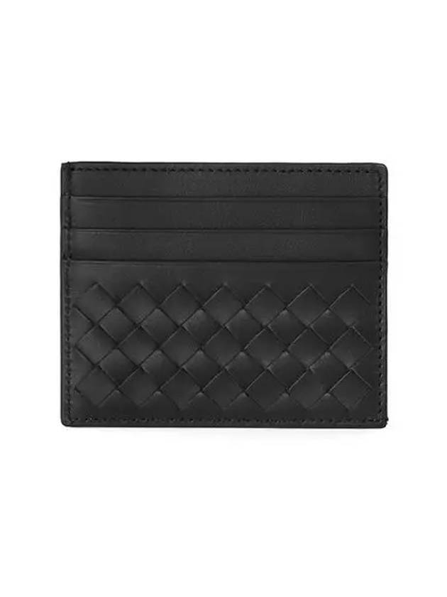 Bottega Veneta Intrecciato Card Wallet Black