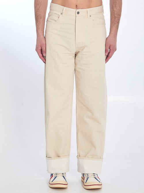 BOTTEGA VENETA Turned Up Jeans - Size IT 48