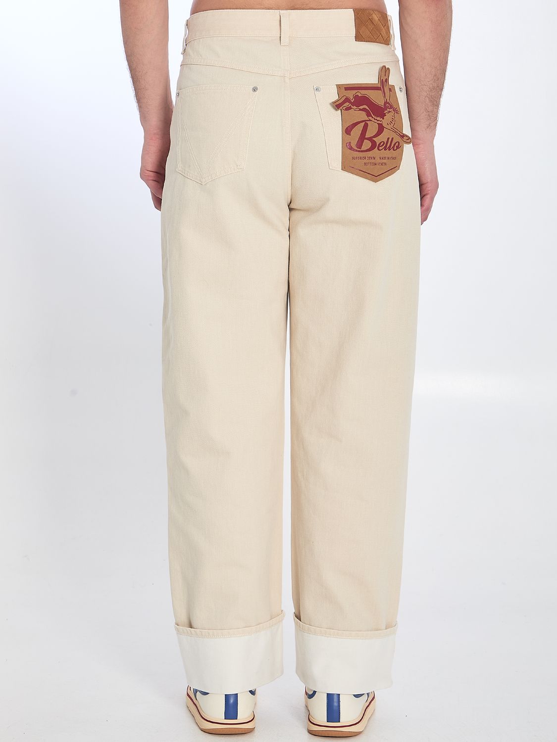 BOTTEGA VENETA Turned Up Jeans - Size IT 48