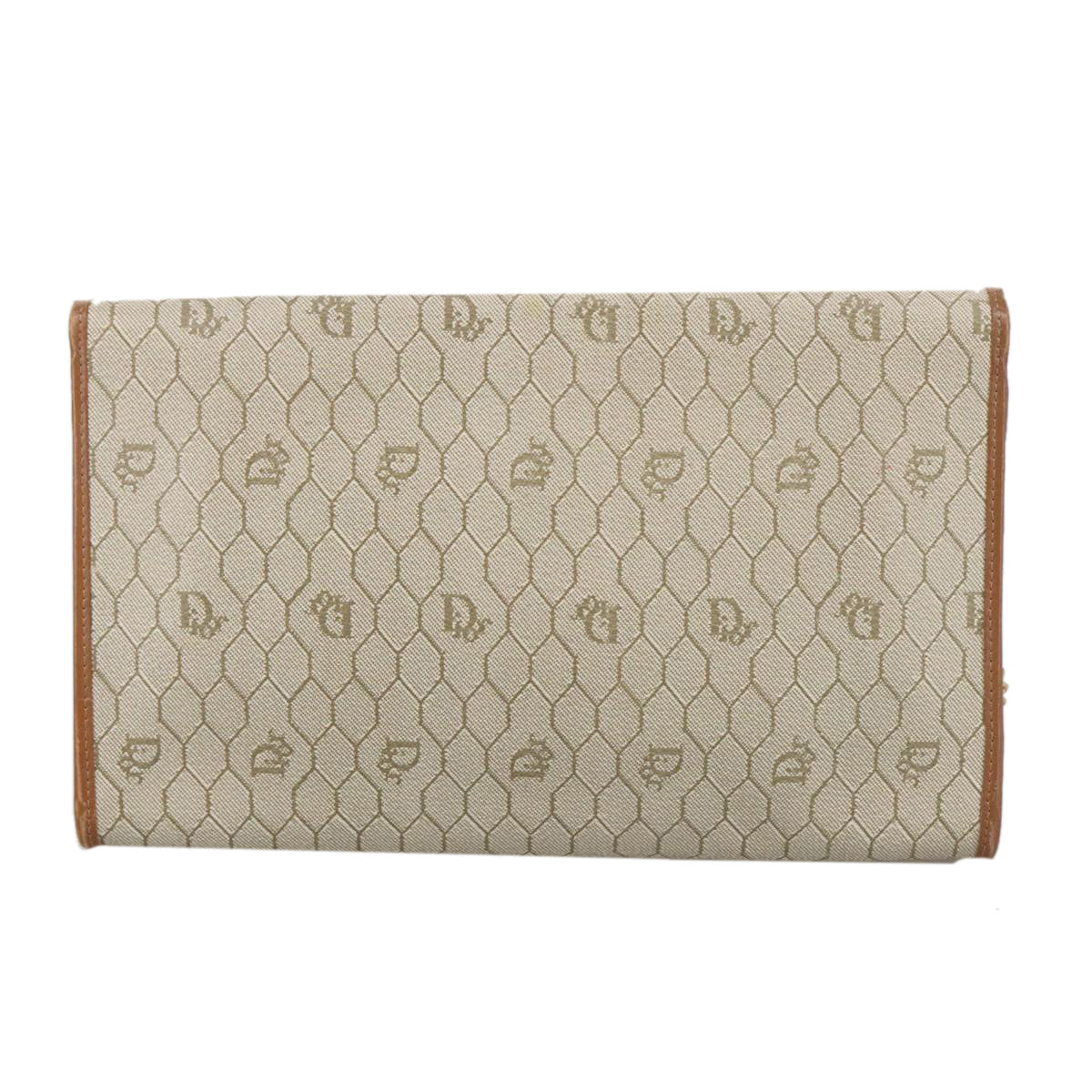 Dior Honeycomb  Canvas Shoulder Bag (Pre-Owned)