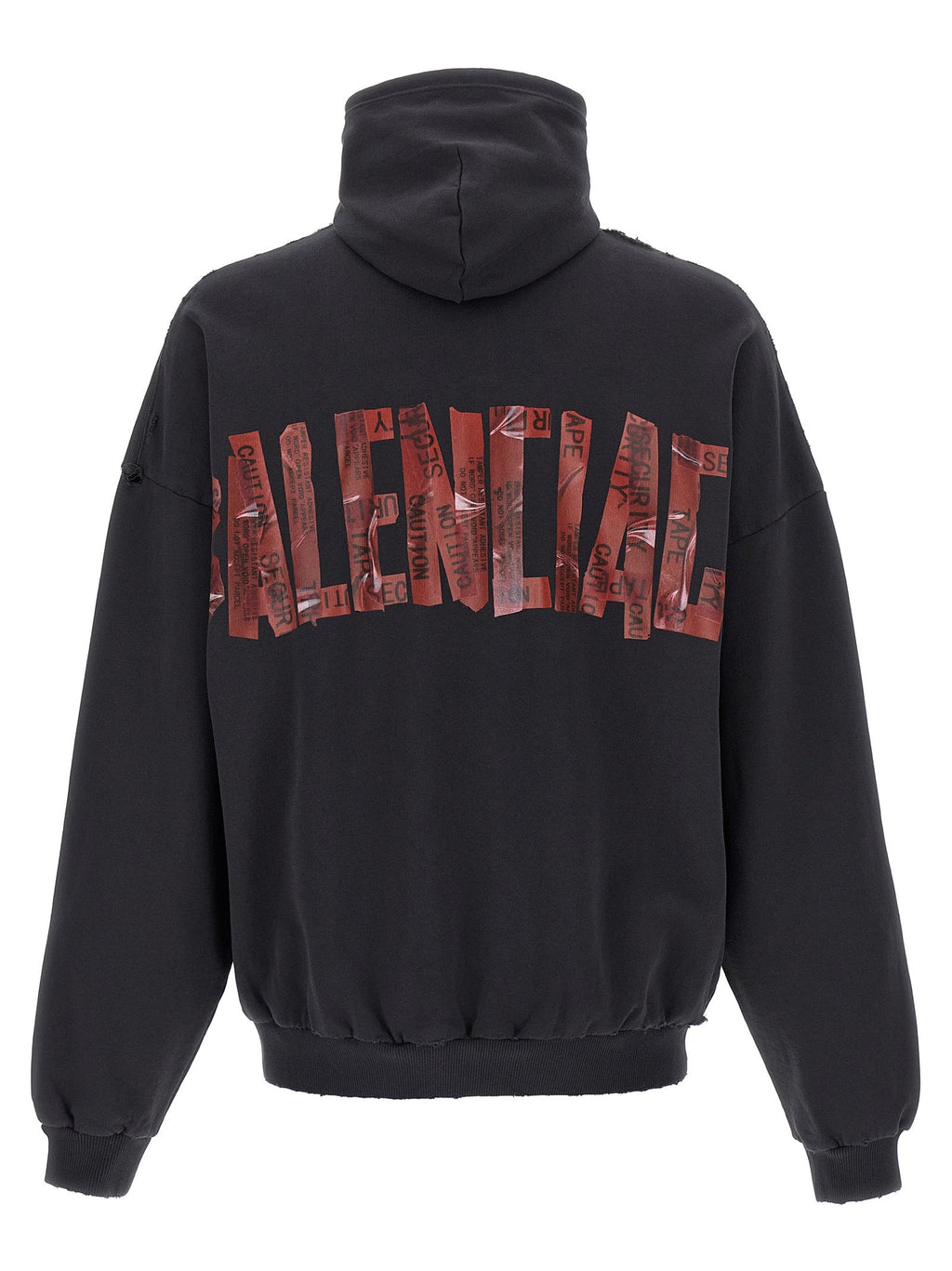 Balenciaga Men 'Grande Security Tape Logo' Hoodie