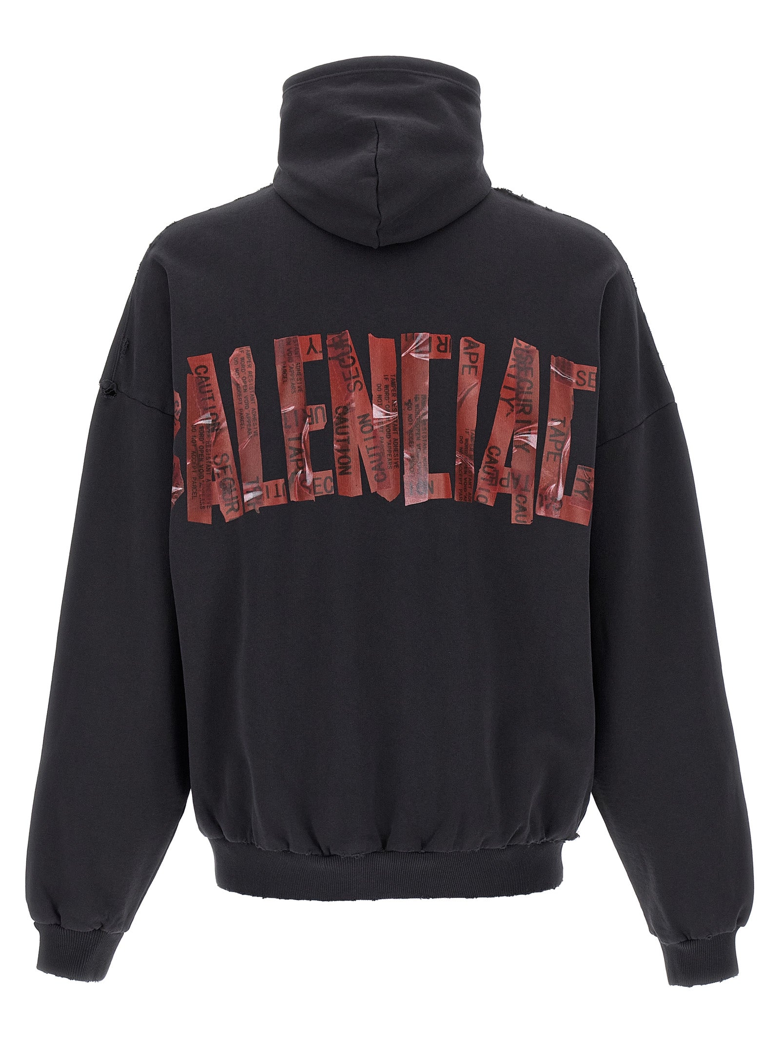 Balenciaga Men 'Grande Security Tape Logo' Hoodie