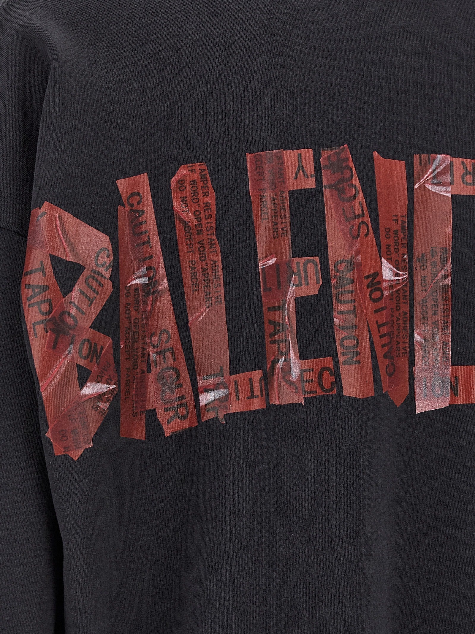 Balenciaga Men 'Grande Security Tape Logo' Hoodie