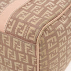 FENDI Zucchino Canvas Mini Boston Bag Pink82685