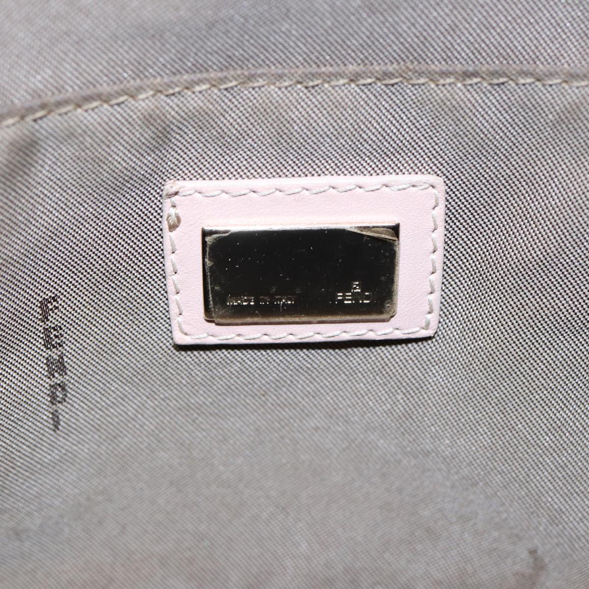 FENDI Zucchino Canvas Mini Boston Bag Pink82685