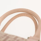 FENDI Zucchino Canvas Mini Boston Bag Pink82685