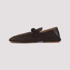BOTTEGA VENETA Suede Driver Loafers with Knot