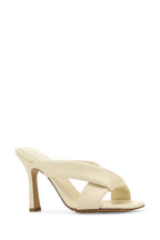 BOTTEGA VENETA Leather Riva Flat Sandals with Kitten Heel - 8.5 cm