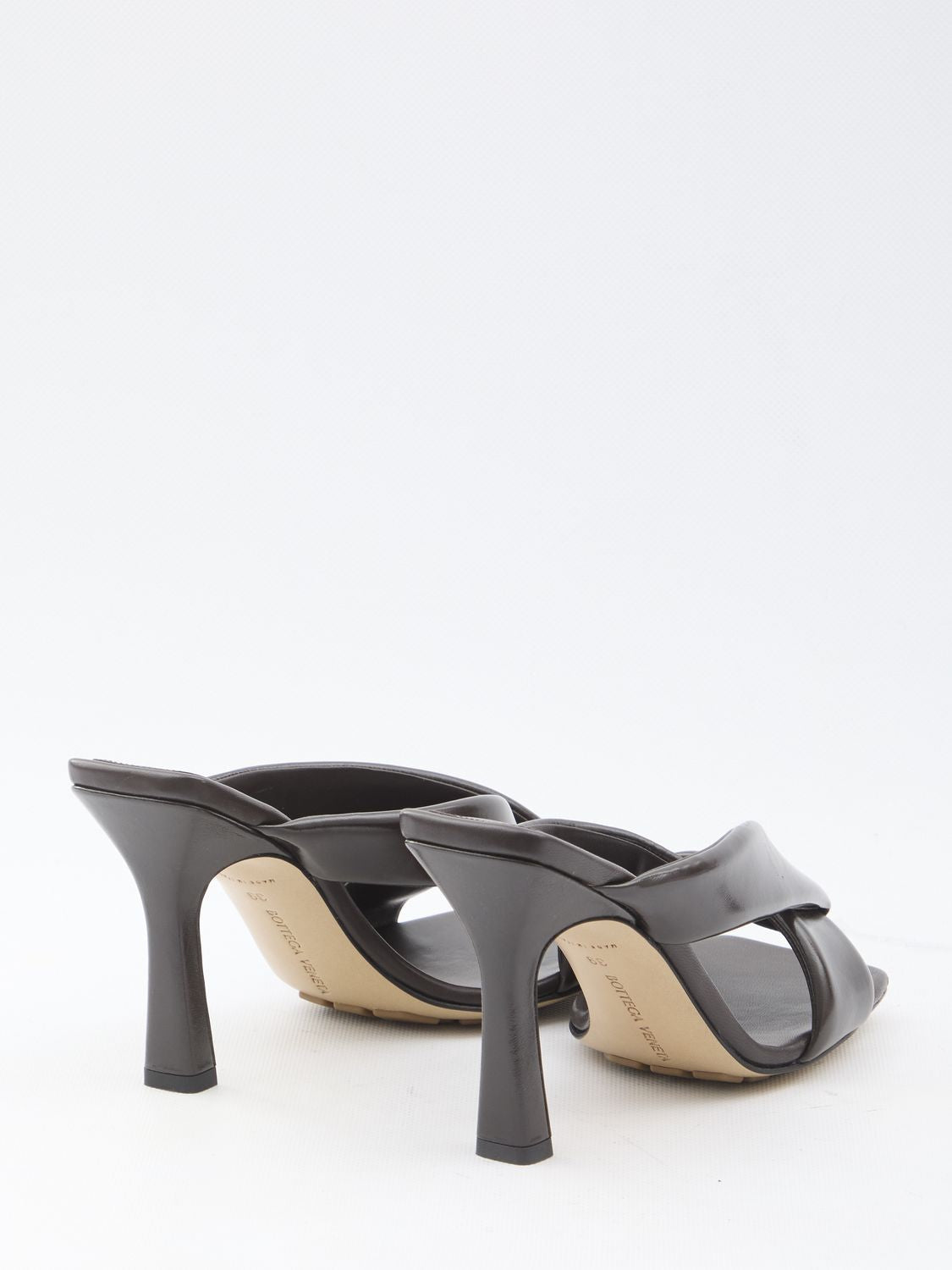 BOTTEGA VENETA Riva Flat Sandals with Padded Overlapping Straps