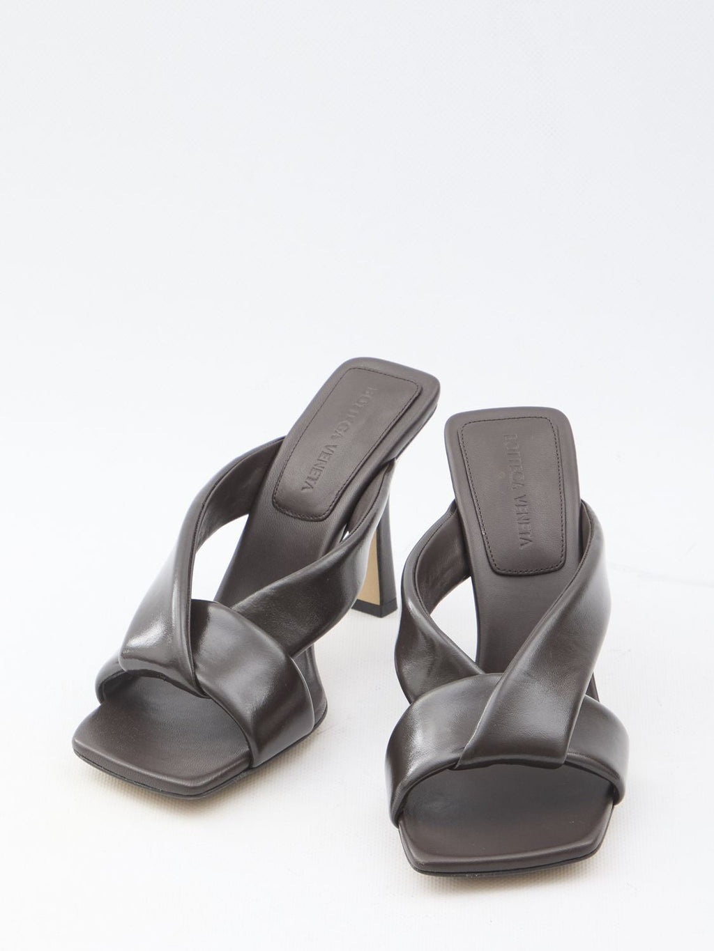 BOTTEGA VENETA Riva Flat Sandals with Padded Overlapping Straps