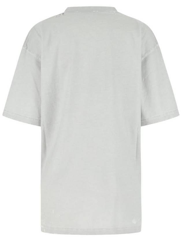 Balenciaga 90/10 Slogans Print Large Fit Short Sleeve T-Shirt White