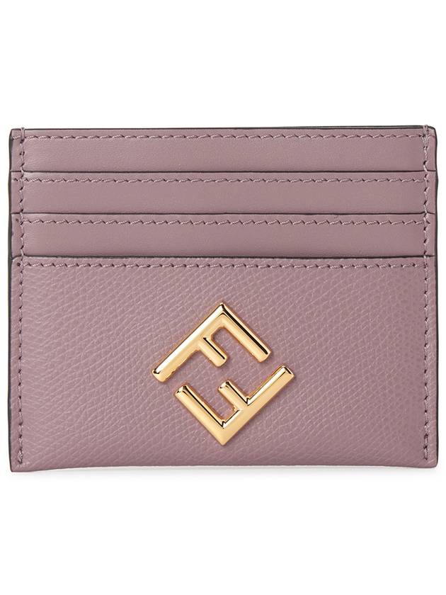 Fendi FF Diamond Card Wallet Pink