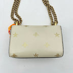 GUCCI Grained Calfskin Bee Star Small Padlock Shoulder Bag White  2505092204