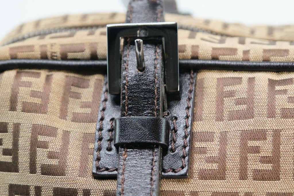 Fendi Zucchino Canvas Handbag - '10s