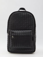 BOTTEGA VENETA Intrecciato Leather Backpack - 46x30x12cm