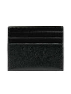 Fendi Logo Diamond Card Wallet Black