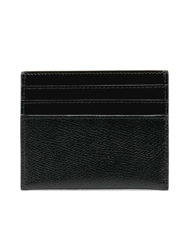 Fendi Logo Diamond Card Wallet Black