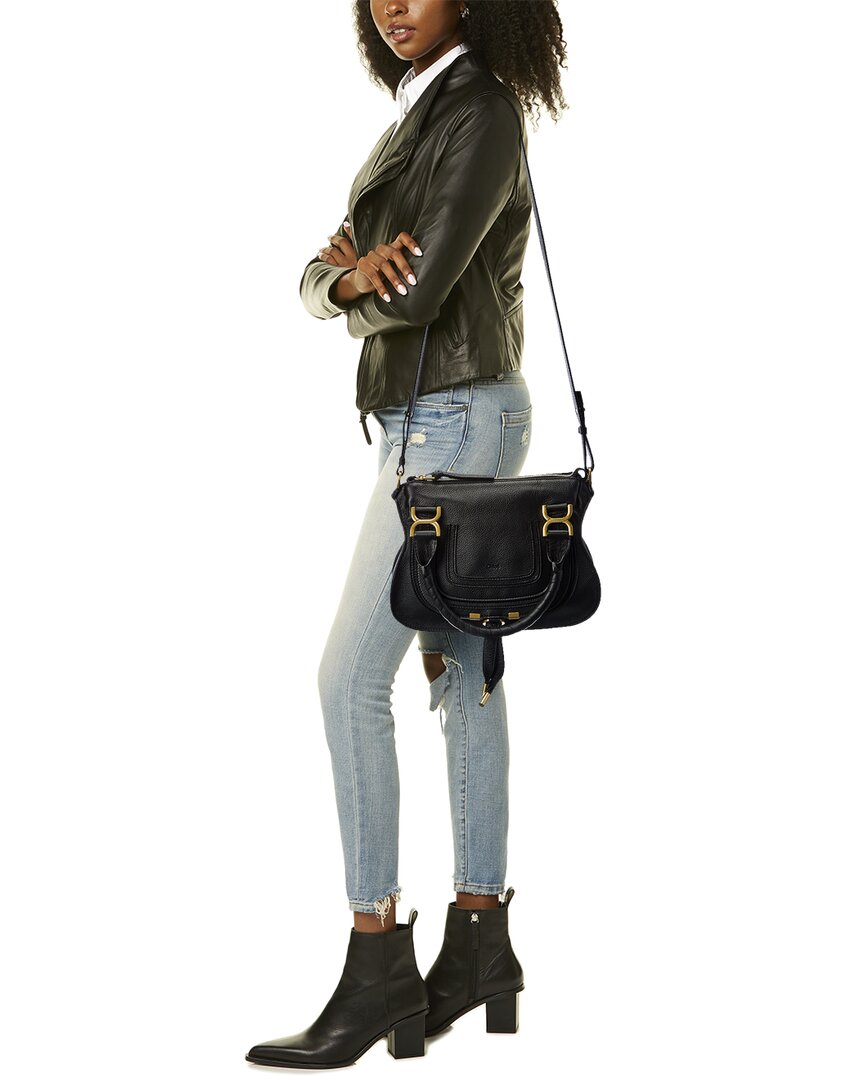 Chloe Marcie Small Leather Satchel