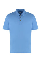 BOTTEGA VENETA Cotton-Piqué Polo Shirt with Side Slits