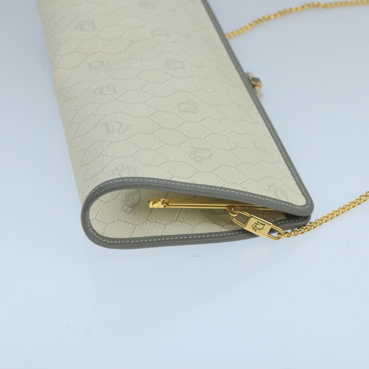 Dior Honeycomb  Canvas Shoulder Bag (Pre-Owned)