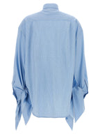 Balenciaga Women Knotted Cuffs Blouse