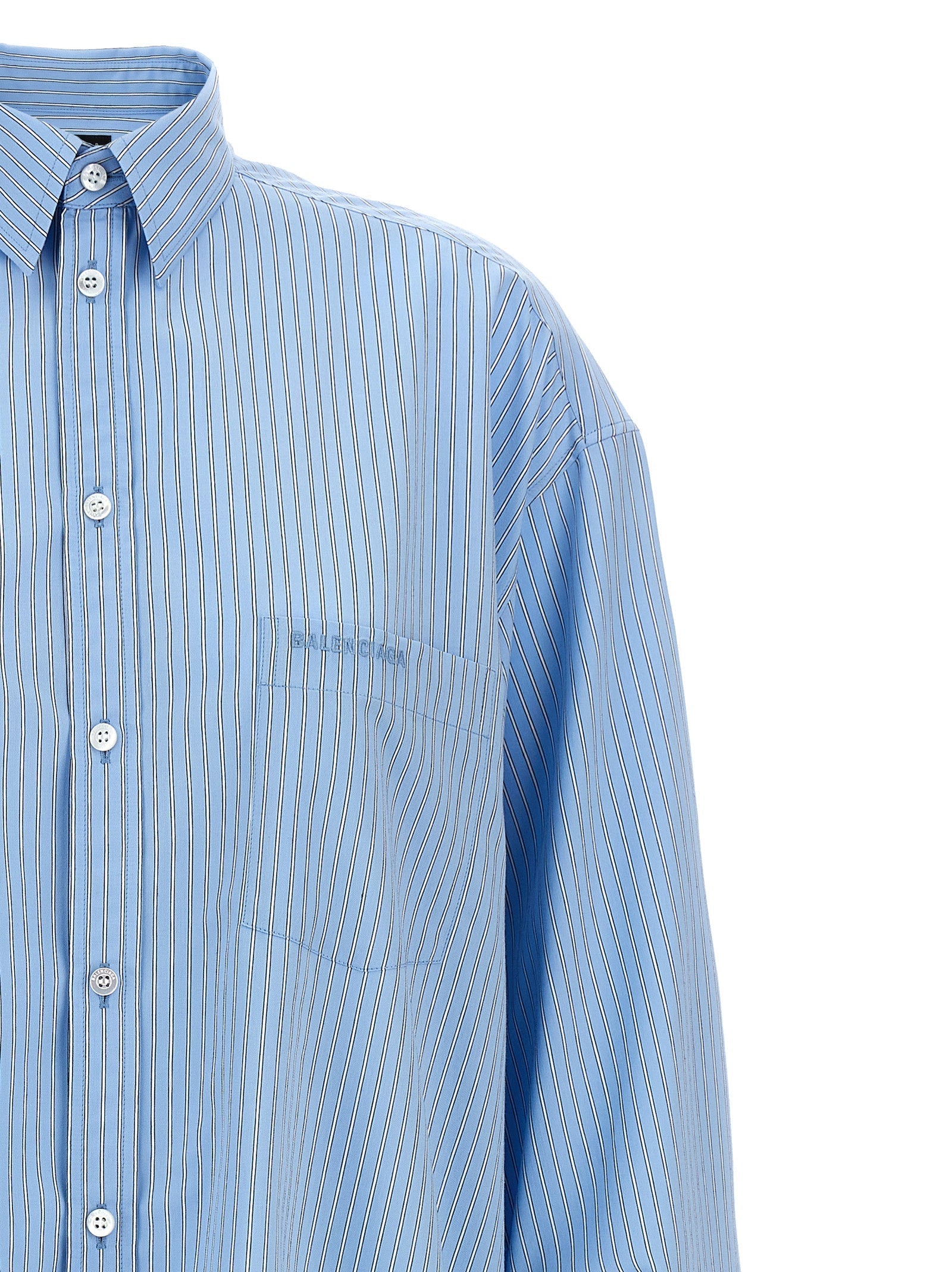 Balenciaga Women Knotted Cuffs Blouse