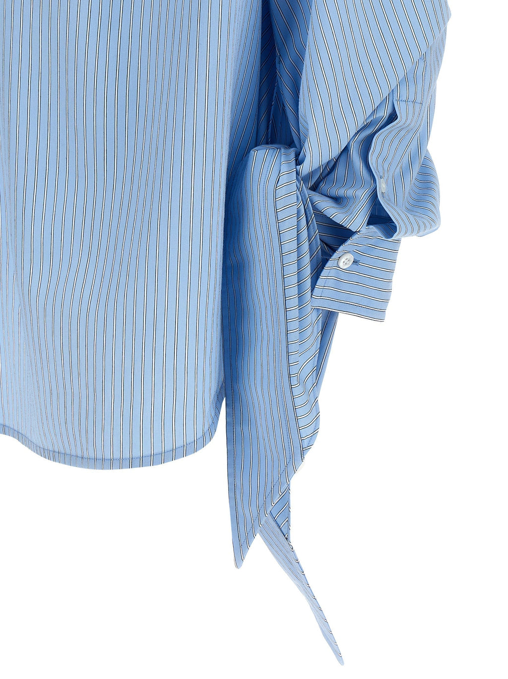 Balenciaga Women Knotted Cuffs Blouse