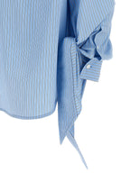 Balenciaga Women Knotted Cuffs Blouse