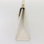 CELINE Shoulder Bag Leather 2way White Auth 83132