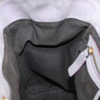 FENDI Zucca Canvas Hand Bag Brown Black Purple83149