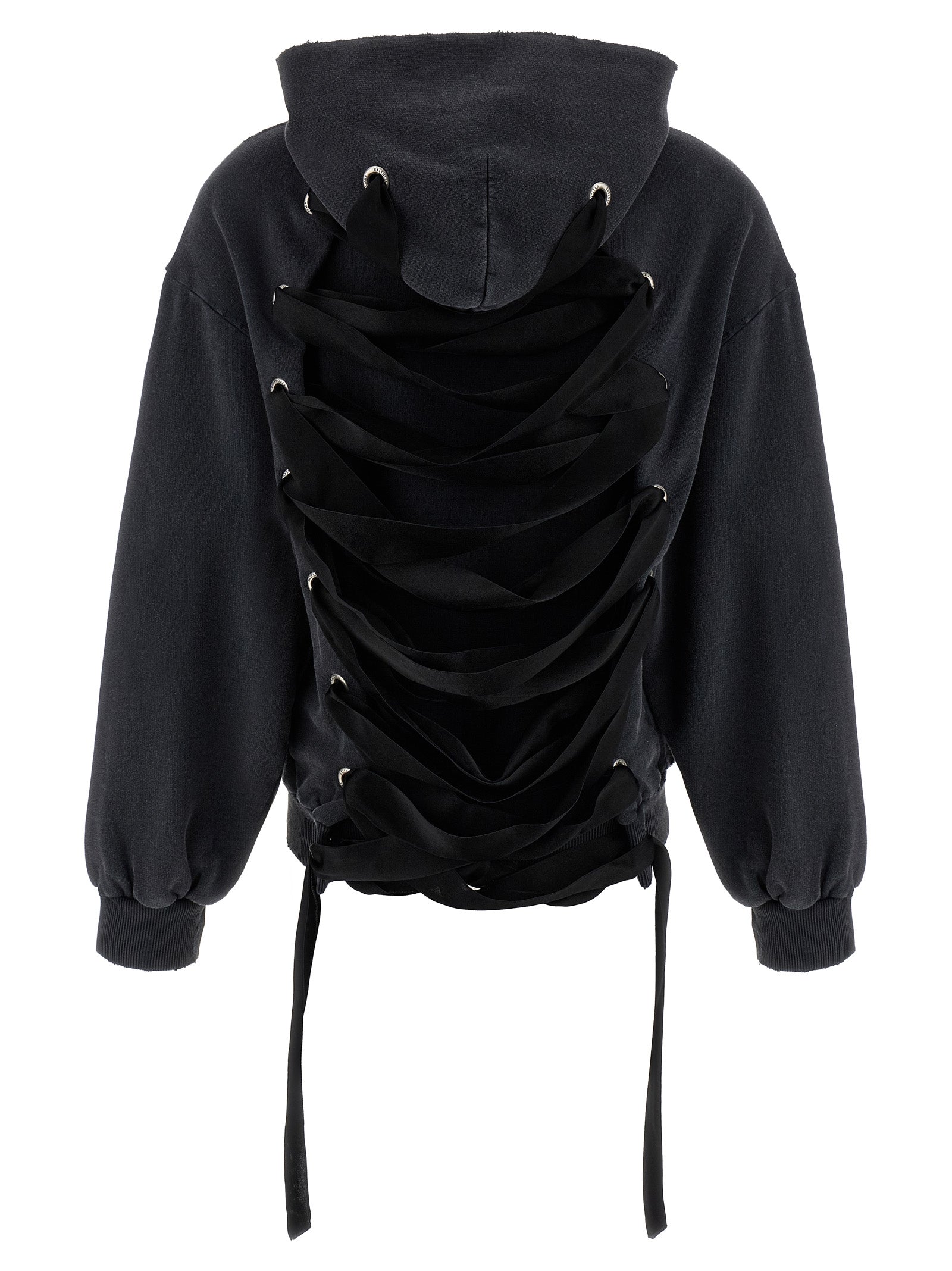 Balenciaga Women 'Lace Up' Hoodie