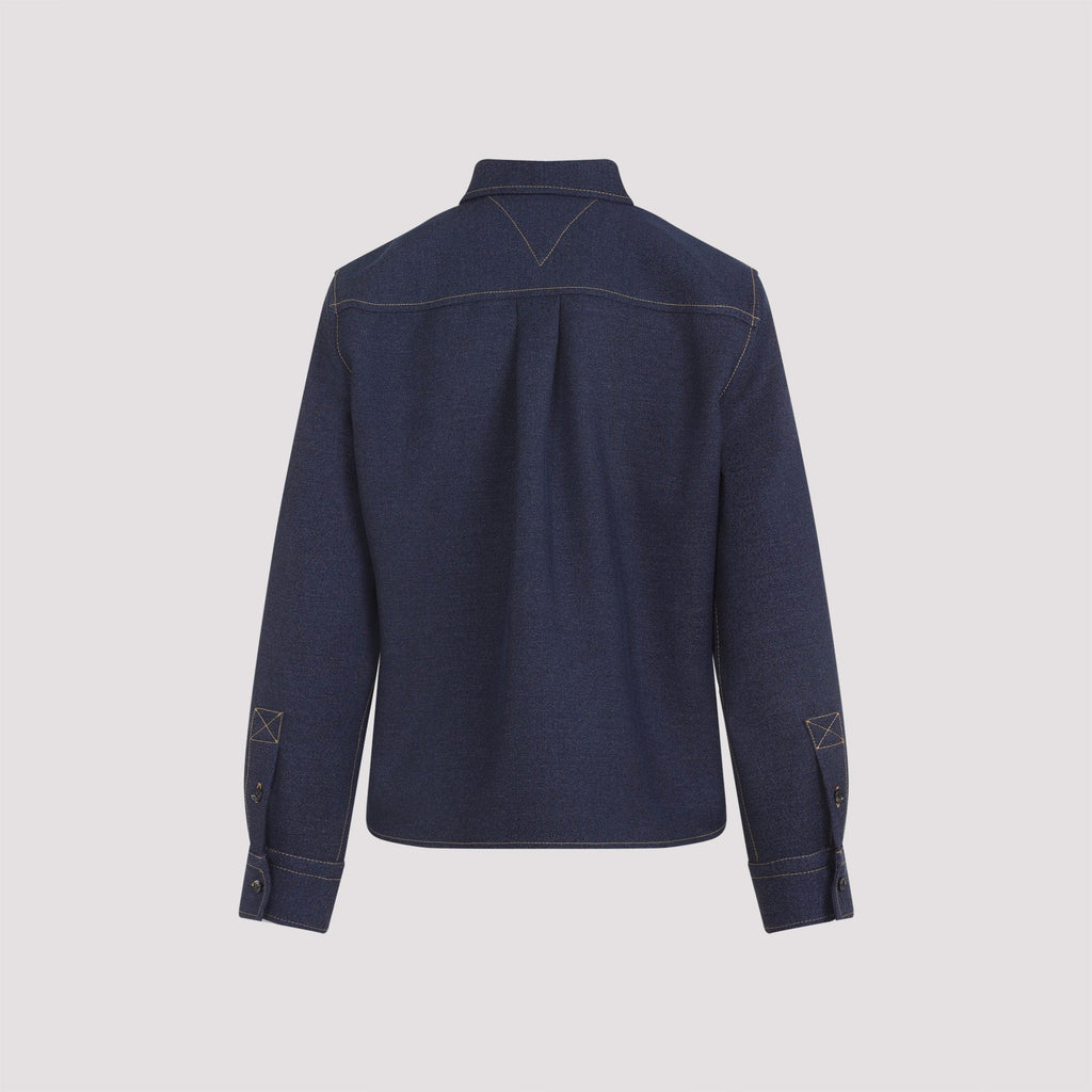 BOTTEGA VENETA Wool Drill Shirt for Women