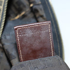 FENDI Zucca Canvas Boston Bag Brown Black83296