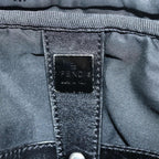 FENDI Zucchino Canvas Hand Bag Brown Black83318