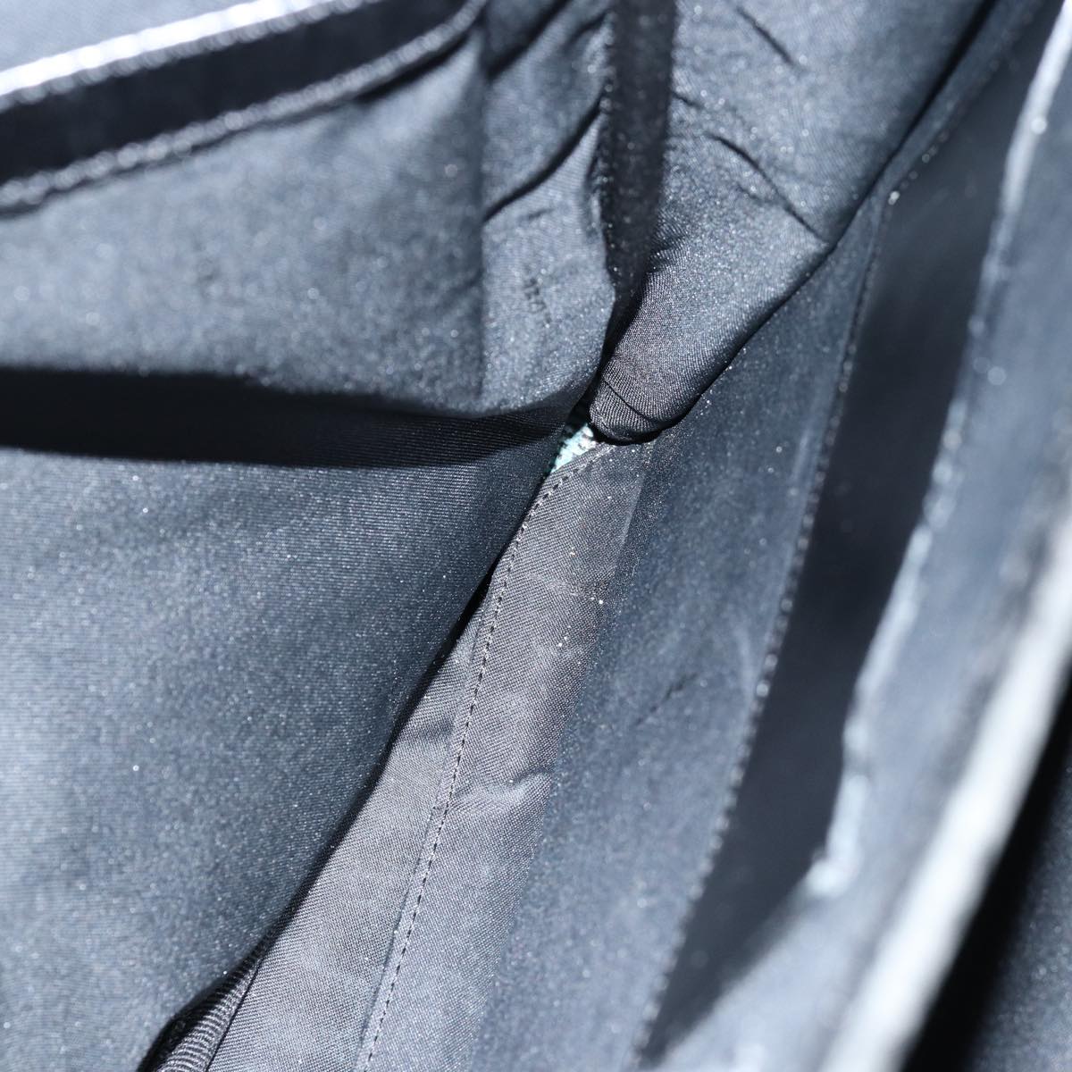 FENDI Zucchino Canvas Hand Bag Brown Black83318