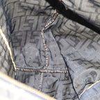 FENDI Zucca Canvas Boston Bag Brown Black83329