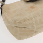 FENDI Zucca Canvas Mamma Baguette Shoulder Bag Beige83401
