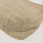 FENDI Zucca Canvas Mamma Baguette Shoulder Bag Beige83401