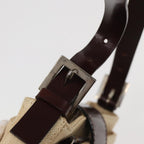 FENDI Zucca Canvas Mamma Baguette Shoulder Bag Beige83401