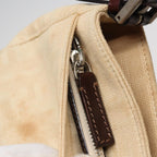 FENDI Zucca Canvas Mamma Baguette Shoulder Bag Beige83401