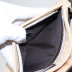 FENDI Zucca Canvas Mamma Baguette Shoulder Bag Beige83401