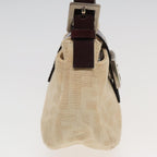 FENDI Zucca Canvas Mamma Baguette Shoulder Bag Beige83401