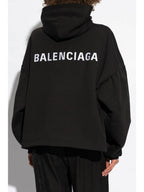 Balenciaga Balenciaga Sweatshirt With Logo, Women's, Black