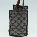 CELINE Paris Macadam Canvas Hand Bag Gray  83427
