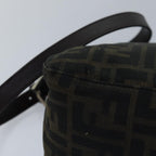 FENDI Zucca Canvas Mamma Baguette Shoulder Bag Brown Black83447