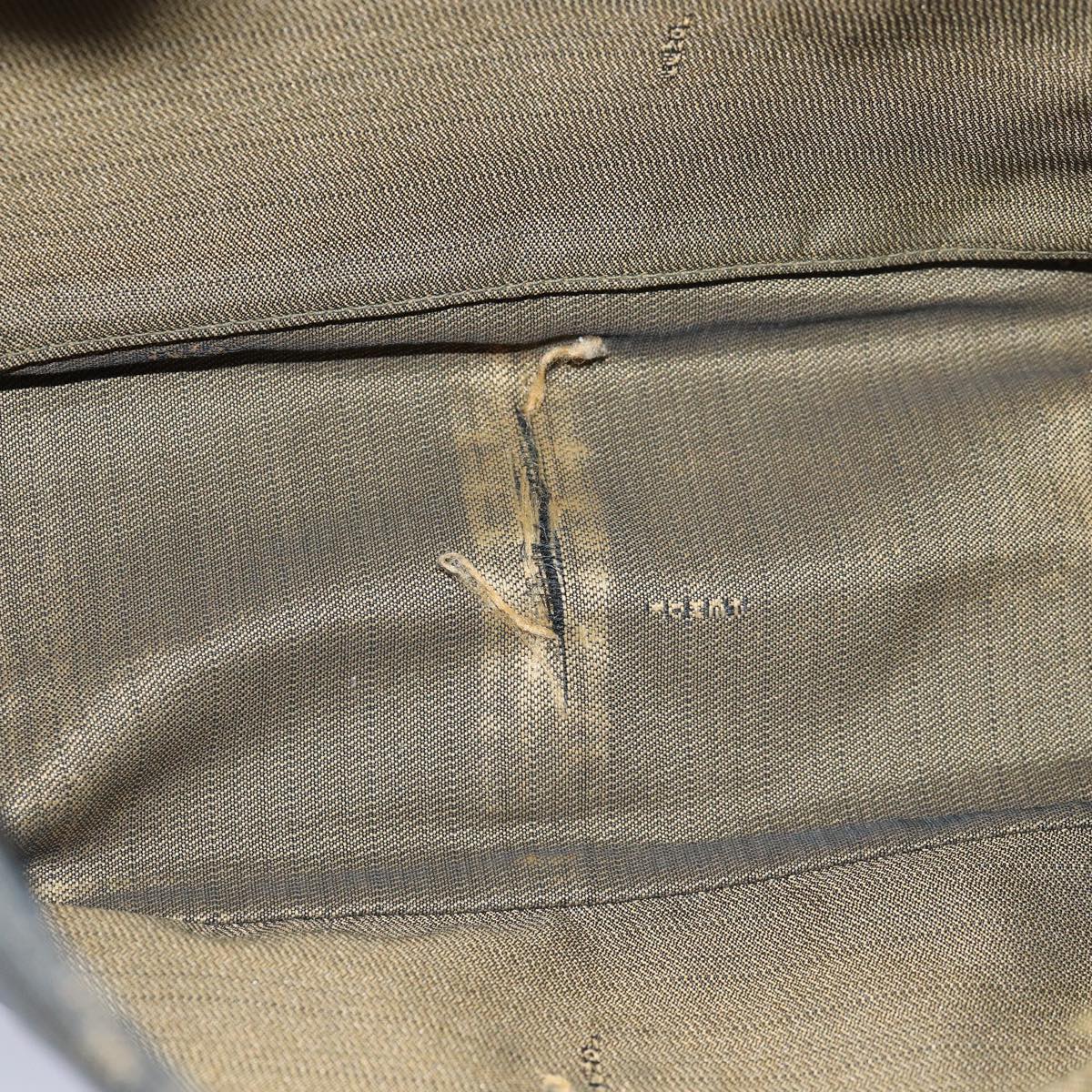 FENDI Zucca Canvas Mamma Baguette Shoulder Bag Brown Black83447