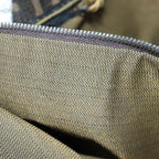 FENDI Zucca Canvas Mamma Baguette Shoulder Bag Brown Black83447