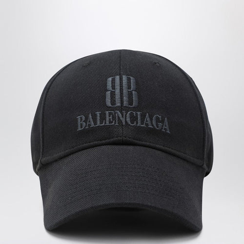Balenciaga Nano Bb Black Baseball Cap Men