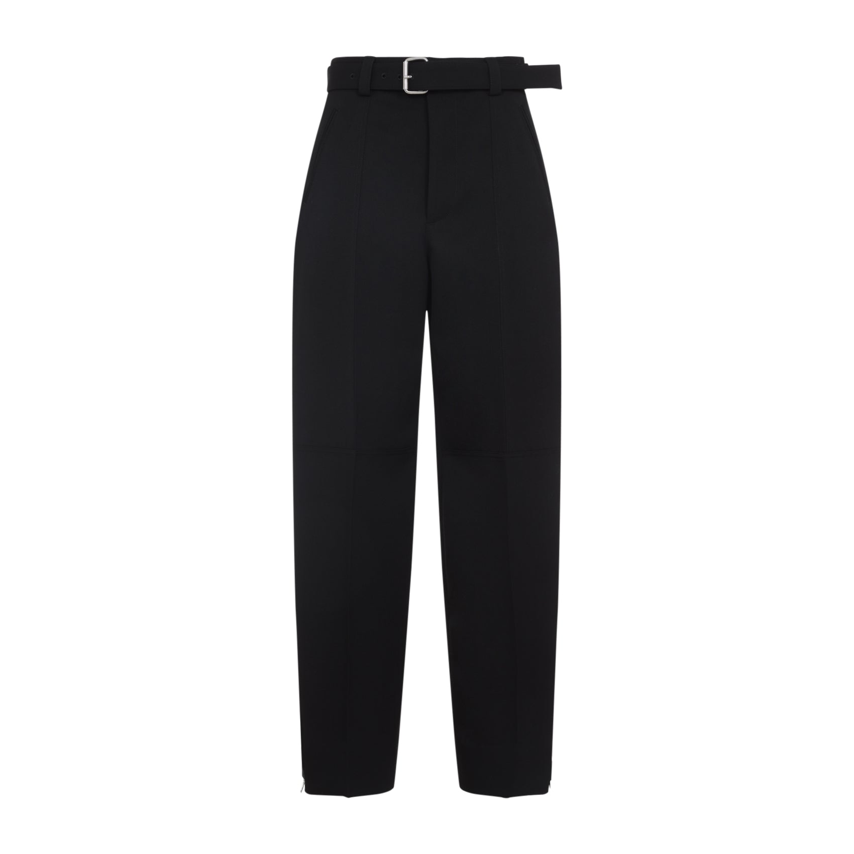 BOTTEGA VENETA Wool Belted Trousers for Women